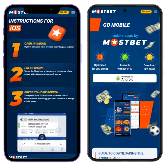 Mostbet app