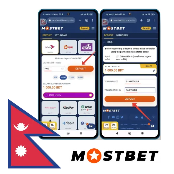 How to Deposit Money at Mostbet