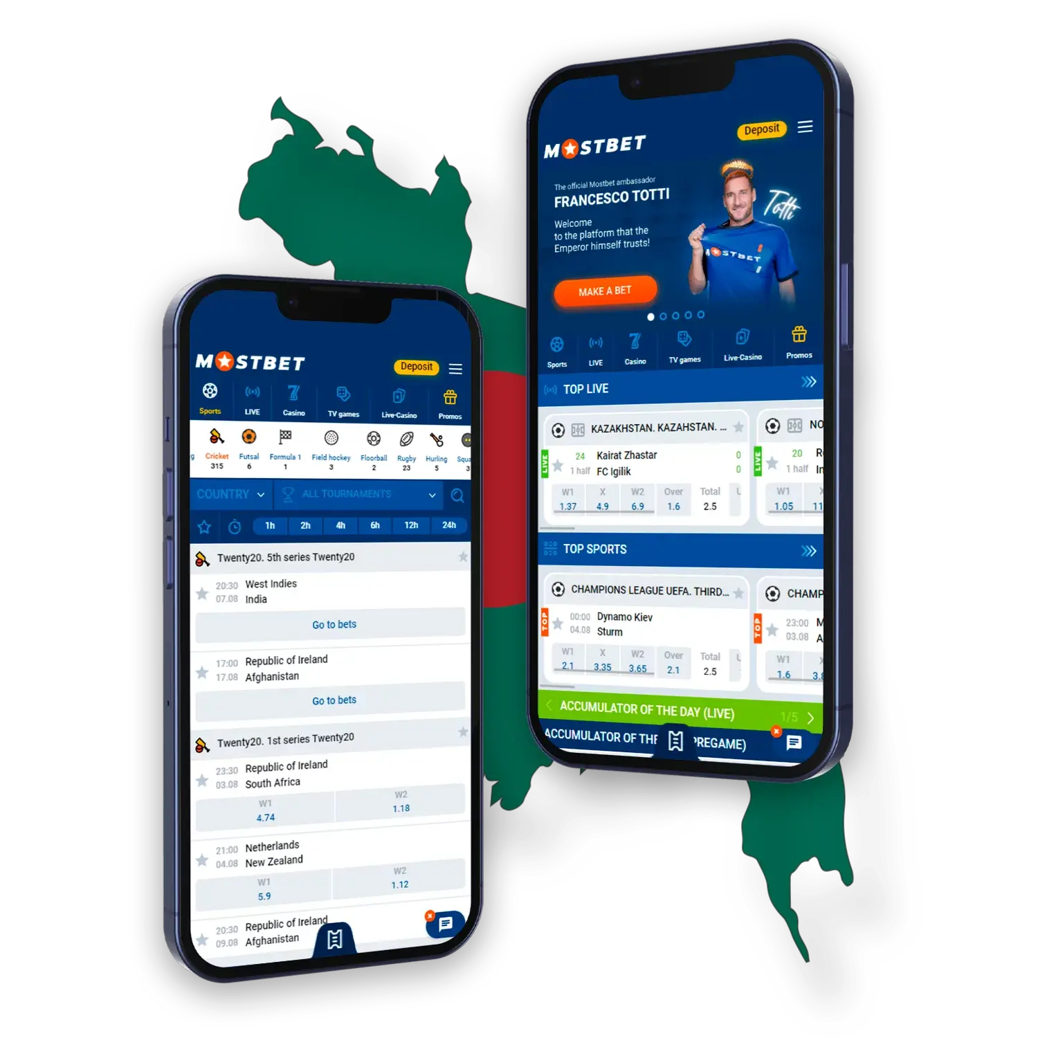 Betting in the Mostbet App